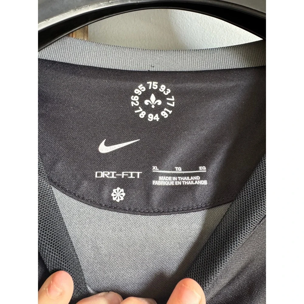 Nike Paris Saint-Germain Messi 30 Jersey 2021-22 Third Kit Black Mens XL